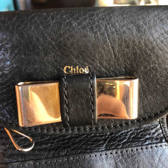 Chloe Black Lily Bow Key Holder - Picture 6 of 6